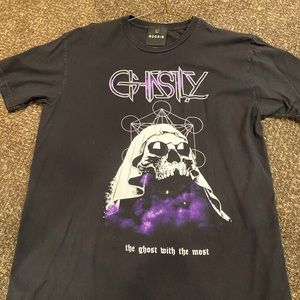 Ghastly “The ghost with the most” 
Black t-shirt by Boogie (SZ. L)